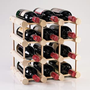 Modular 12-Bottle Wine Rack in Natural