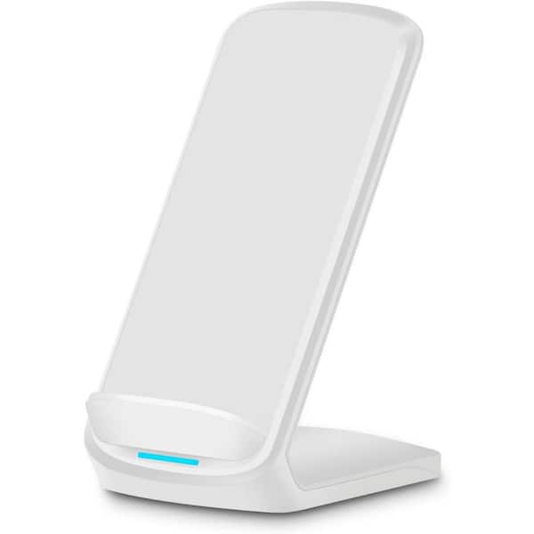 Yichuhaoxi Upgraded Fast Wireless Charger, Qi-Certified Wireless Charging Stand in White