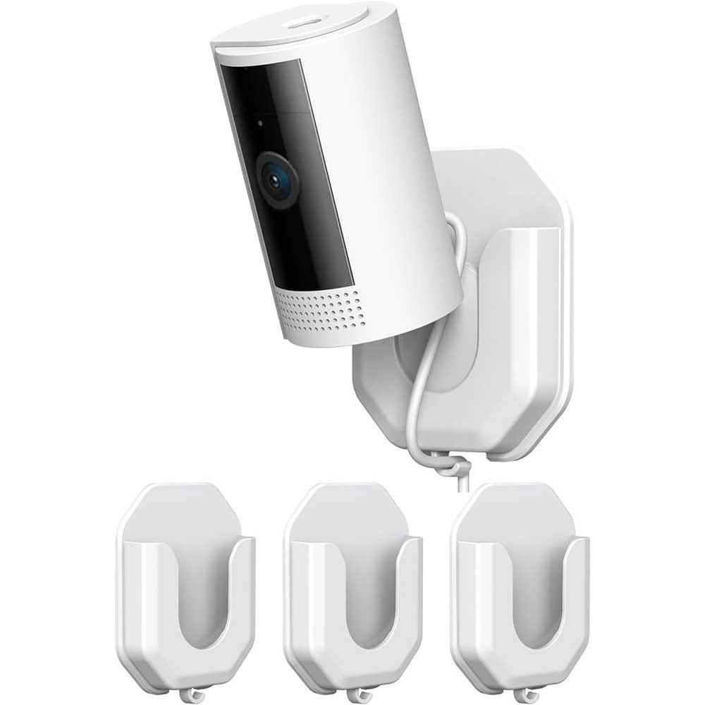 3 Pack No Drill No Screws Camera Adhesive Wall Mount Bracket for Indoor and