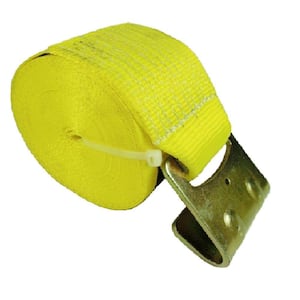 40 ft. x 4 in. x 15,000 lbs. Winch Strap with Flat Hook