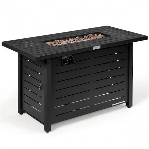 Unbranded 42 in. 60,000 Btu Rectangular Propane Gas Fire Pit Table