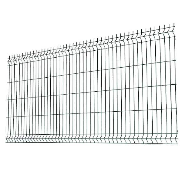 5 ft. x 8 ft. 1/2 in. 14-Gauge Green Powder Coated Galvanized Welded Steel  Wire Panel 906DH.0508 - The Home Depot