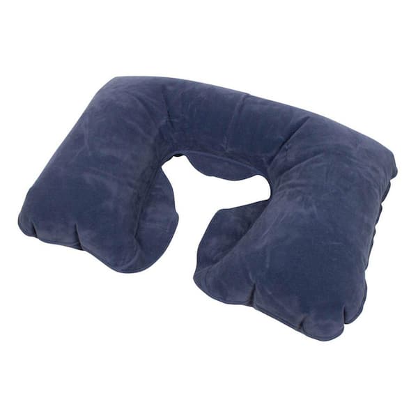 Carex Memory Foam Lumbar Pillow with Back Support, Navy Blue