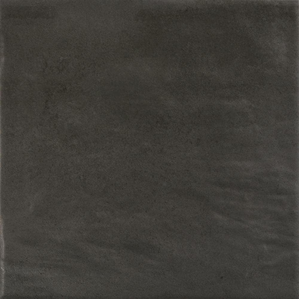 Passion Nero 8.86 in. x 8.86 in. Matte Porcelain Floor and Wall Tile (10.9 