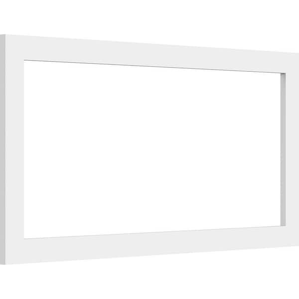 Ekena Millwork 28"W x 14"H x 3/8"P Prescott Decorative Wall Panel (Two-Piece)