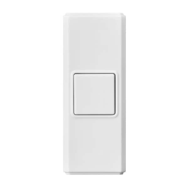 Defiant Wireless Push Button, White