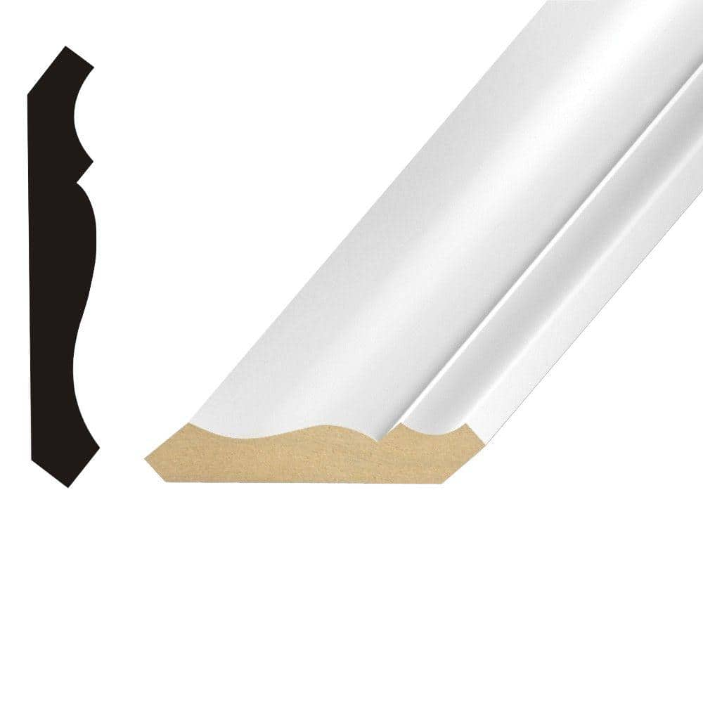 Kelleher LWM48 - 9/16 in. x 4-1/4 in. Primed MDF Crown Molding