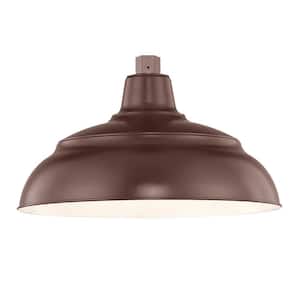 R Series 1-Light 15 in. Architect Bronze Warehouse Shade