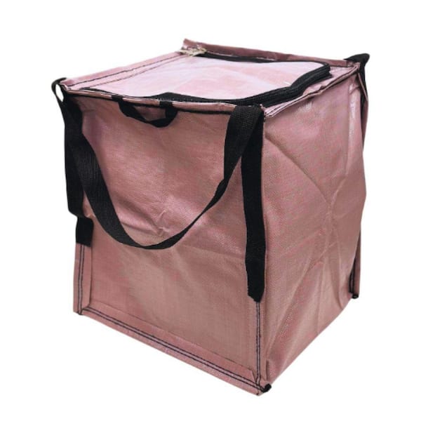 22 Gal. Heavy Duty Zipper Top Tote Storage Bag, Mauve