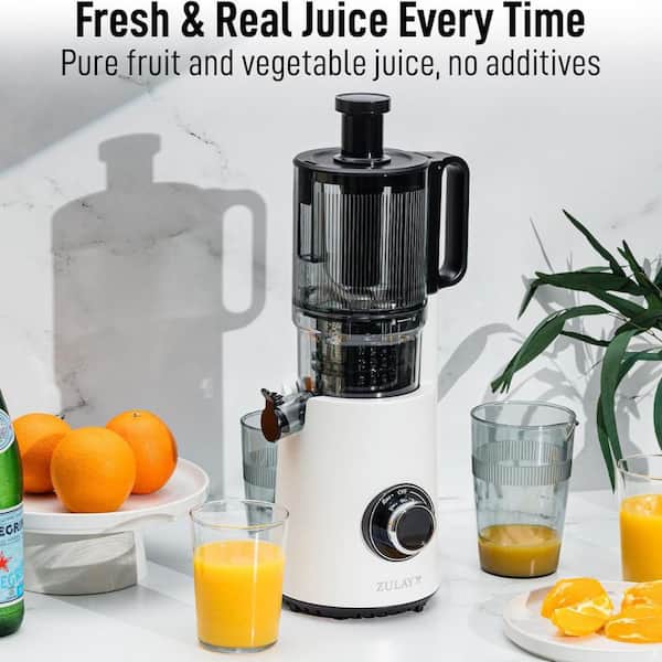 Zulay Kitchen Cold Press 200W 16oz Juicer Slow Masticating with