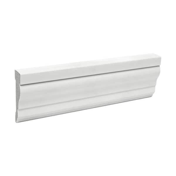 American Pro Decor WM 361 2-1/2 in. x 11/16 in. x 6 in. Long Recycled Polystyrene Casing Moulding Sample