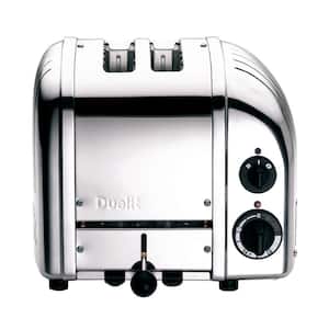 New Gen 2-Slice Chrome Wide Slot Toaster with Crumb Tray