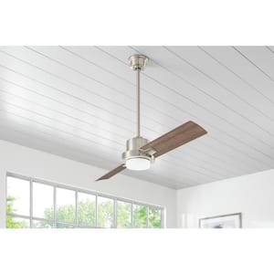 Radley 60 in. LED Brushed Nickel Ceiling Fan with Light