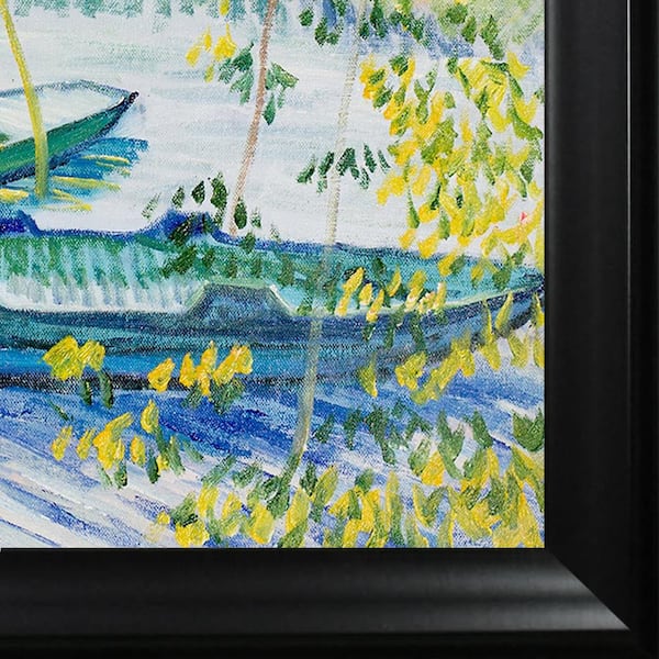 Diamond Dotz Diamond Painting Kit Fishing in Spring van Gogh 