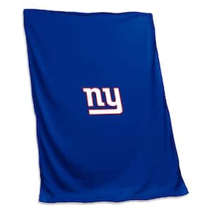 New York Giants Blue Polyester Sweatshirt Blanket
