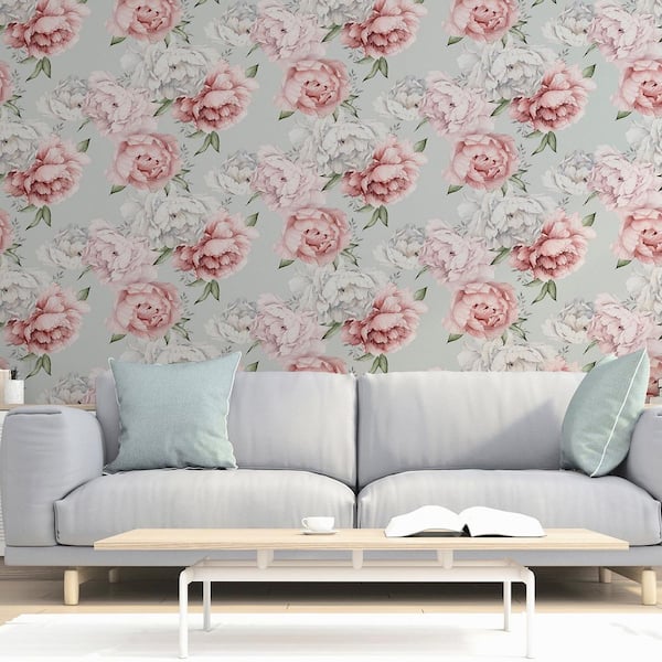 Sophie Mint Floral Wallpaper