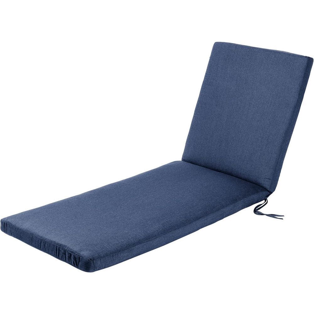 Sunbrella Single Chaise Lounge, Knife Edge Cover w/Cushion Inset Pillow Outdoor Furniture for Patio, Denim 24 in.x72 in. price history on PriceWatchPro