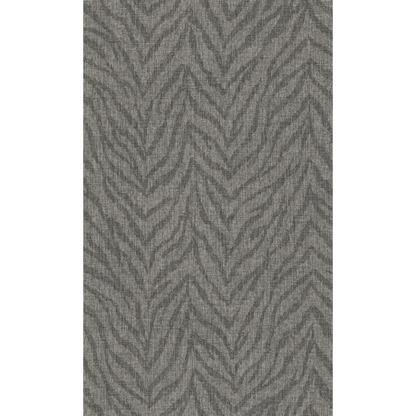 Walls Republic Black Natural Faux-Plain Printed Non Woven Non-Pasted Textured Wallpaper 57 Sq. Ft.