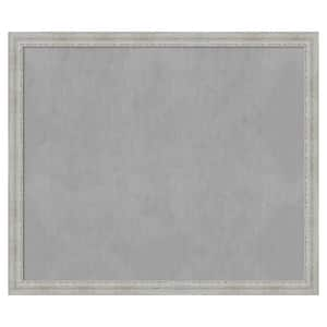 Rustic White Wash 52 in. x 44 in Framed Magnetic Board