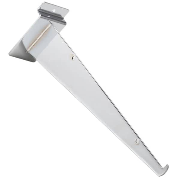 Unbranded 12 in. Chrome Shelf Brackets