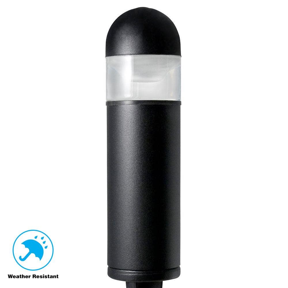 UPC 627442083226 product image for Hampton Bay Low-Voltage 20-Watt Black Outdoor Halogen Landscape Path Bollard Lig | upcitemdb.com