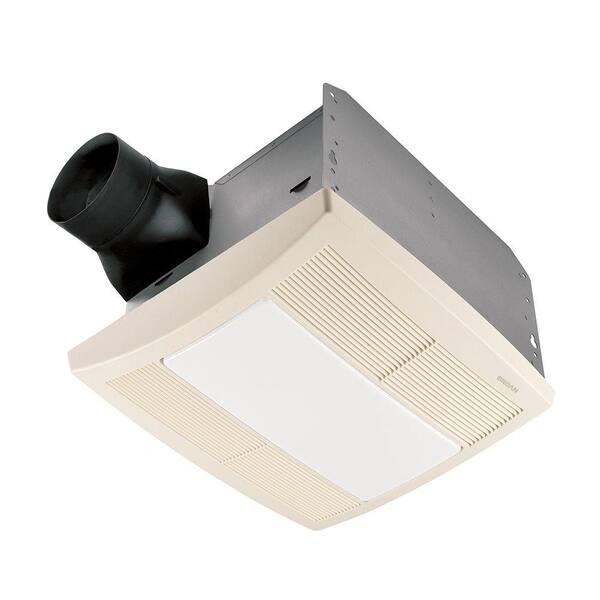 Broan-NuTone QTR Series Quiet 110 CFM Ceiling Exhaust Bath Fan with Light and Night Light