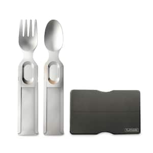 Flatware Stainless Steel Reusable Utensil Travel Silverware Cutlery Set