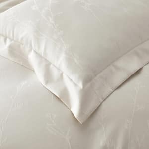 Legends Luxury™ Jacquard Floral Oversized Supima Wrinkle-Free Cotton Duvet Cover