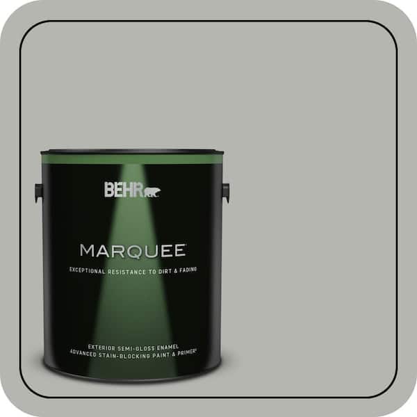 BEHR MARQUEE 1 gal. #PPU25-08 Heirloom Silver Semi-Gloss Enamel Exterior Paint & Primer