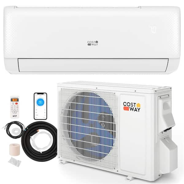1-Zone 9100-BTU 20.5 SEER Ductless Mini Split Heat Pump with 13 ft. Lines 115-Volt