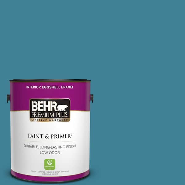 BEHR PREMIUM PLUS 1 gal. #540D-6 Wipeout Eggshell Enamel Low Odor Interior Paint & Primer