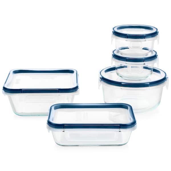 Superio Square Deep Sealed Container For Food, 3.5 Qt Plastic Container  With Lid Keeps Food Fresh- For Pantry, Fridge- Microwave and Freezer Safe