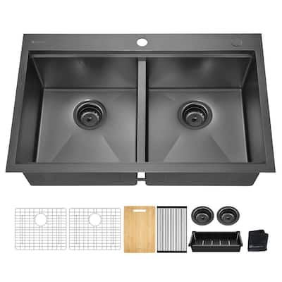 Kitchen Composite Unequal Double BBL