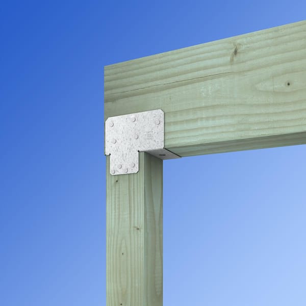 EPCZ ZMAX Galvanized End Post Cap for 6x Nominal Lumber