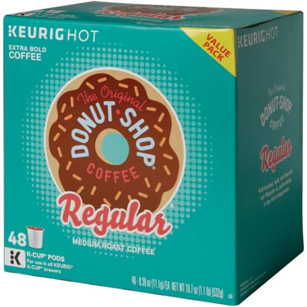 The Original Donut Shop Medium Roast Regular K Cup 48 Piece 5000081907 The Home Depot