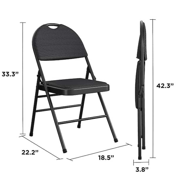 Mainstays Fabric Folding Chair, Comfortable fabric folding chair 