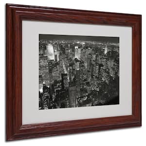 Night Skyline by Chris Bliss Architecture Art Prin 22.75 in. x 18.75 in.