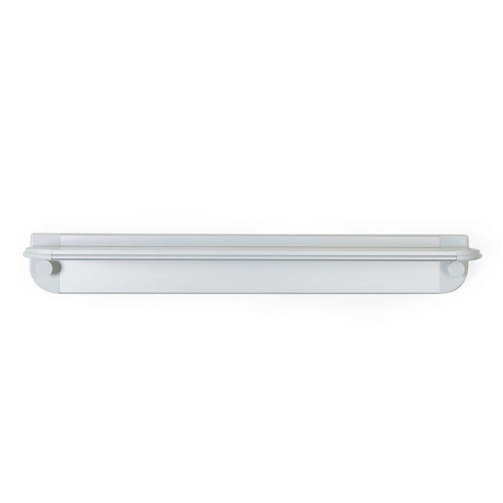 Glide Rust Proof Aluminum Wall Mount Shower Shelf