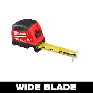 16 ft. Wide Blade Tape Measure With 16 ft. Reach