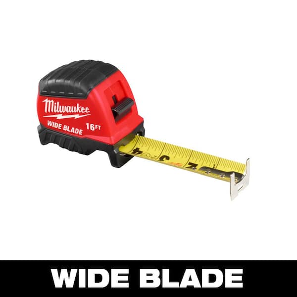 Milwaukee 16 ft. Wide Blade Tape Measure With 16 ft. Reach