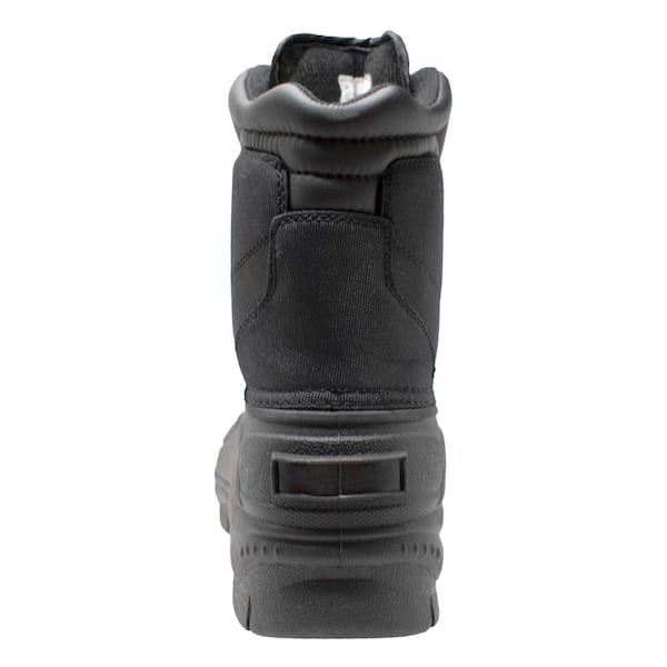 Pro-Tec Men's Black Side Zipper Tipper Ice Grip Winter Boots