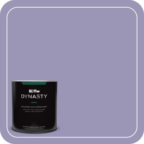 BEHR DYNASTY 1 qt. #640D-5 June Berry Semi-Gloss Enamel Interior Stain-Blocking Paint and Primer