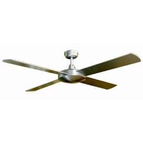 Hampton Bay Futura Eco 52 in. Aluminum Downrod Ceiling Fan with 4-Reversible Plywood Blades