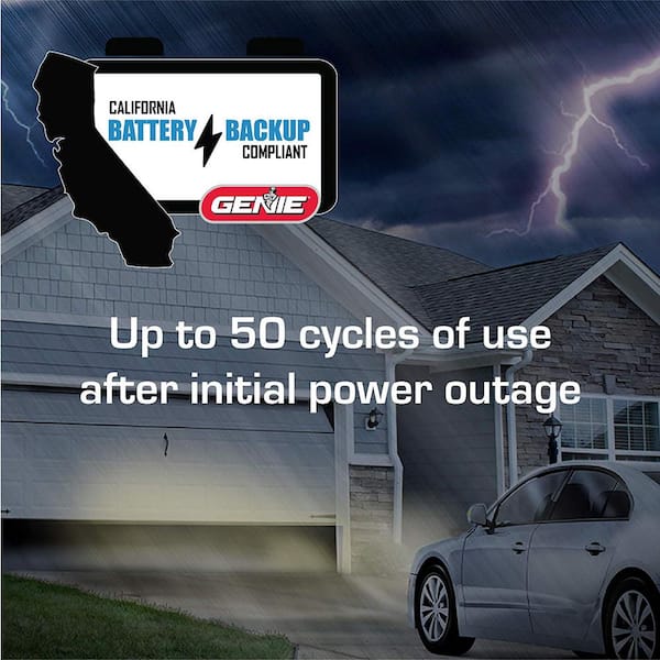 センターバレーGenie Chain Drive 750 HPC Garage Door Opener W Battery Backup