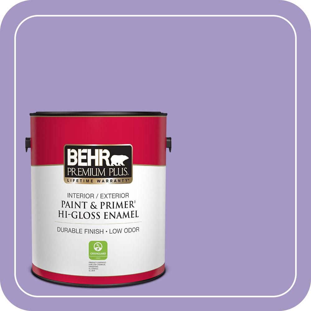1 gal. #640B-5 Bloomsberry Hi-Gloss Enamel Interior/Exterior Paint & Primer price history on PriceWatchPro