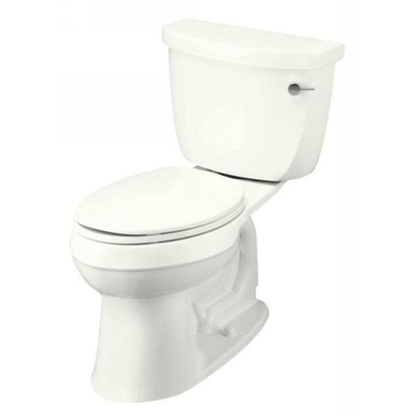 KOHLER Cimarron Comfort Height 2-Piece 1.28 GPF Elongated Toilet in Navy-DISCONTINUED