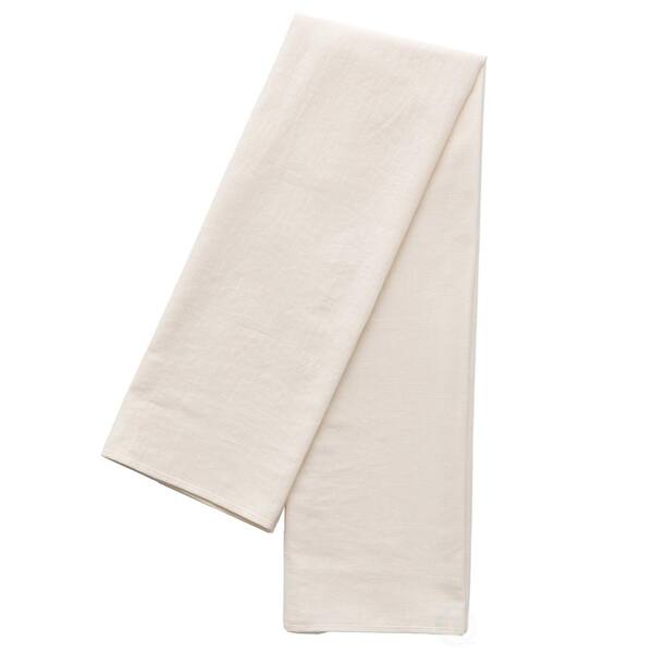 DEERLUX 52 in. x 70 in. Rectangle Whites Solid Color 100% Pure Linen  Washable Tablecloth QI003989.5270.WT - The Home Depot