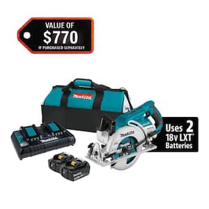 18V X2 LXT 5.0Ah Lithium-Ion (36V) Brushless Cordless Rear Handle 7-1/4 in. Circular Saw Kit
