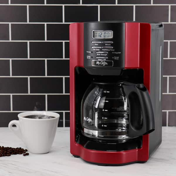 Mr. Coffee 14-Cup Programmable Coffee Maker with Reusable Filter and Advanced Water Filtration