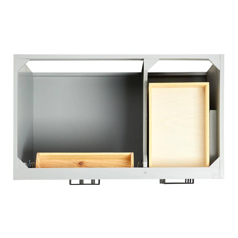 Hepburn 36" Gray Freestanding Single Vanity Cabinet